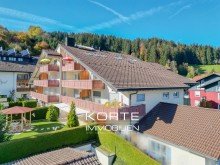 Wohnhaus Moderne 2-Zimmerwohnung in ruhiger Ortslage von 
 Oberstaufen im Allg�u mit S�d-Balkon u. TG-Stellpl.
