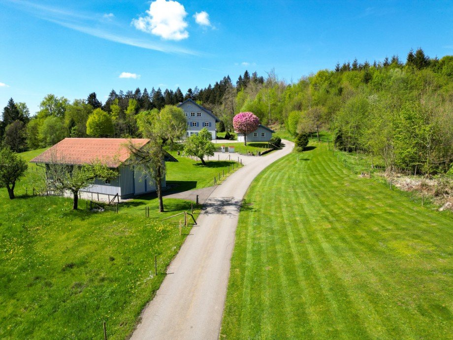 Zufahrt Bauernhaus Isny im Allg�u