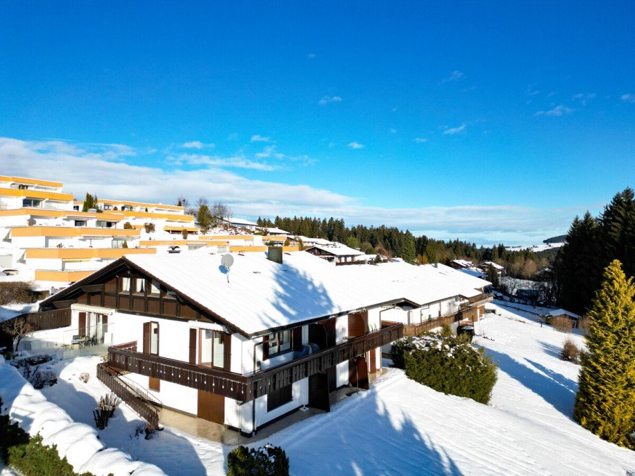 Hausansicht Maisonettewohnung Oberreute