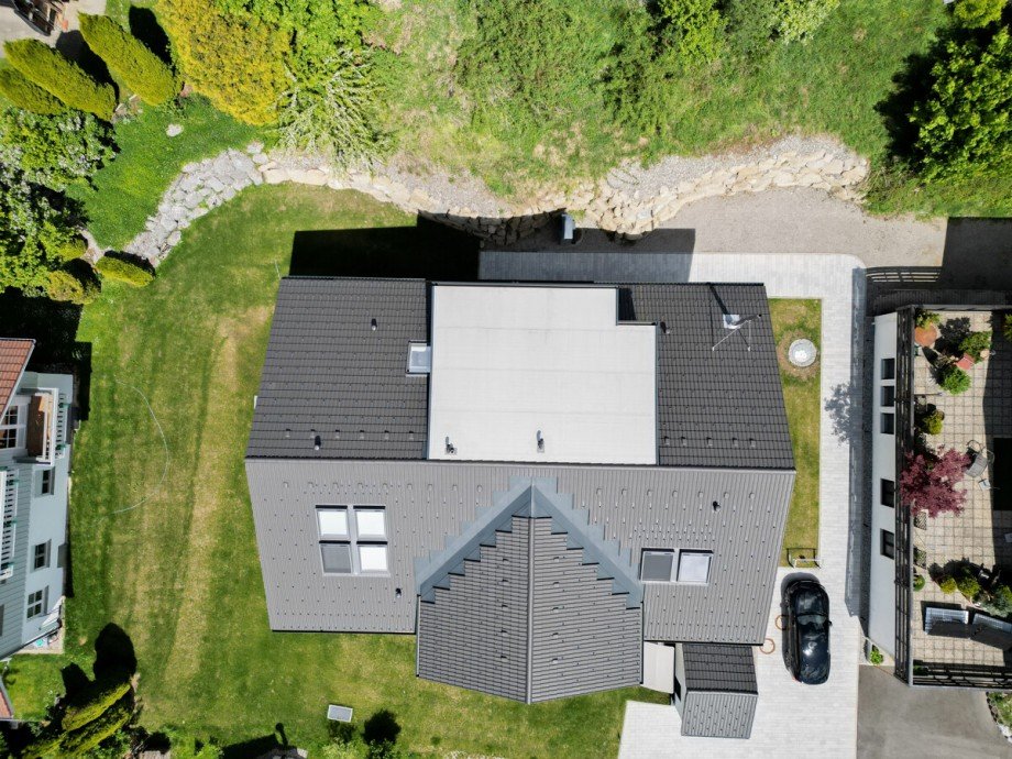 Vogelperspektive Dachgeschosswohnung Oberstaufen / Wiedemannsdorf