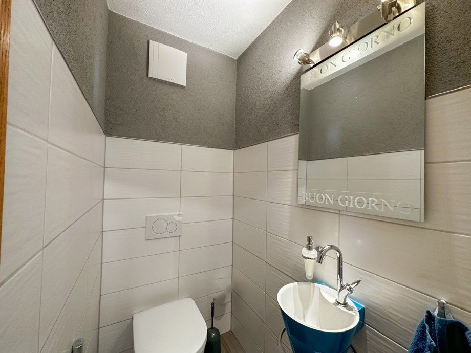 G�ste WC Maisonettewohnung Lindenberg im Allg�u