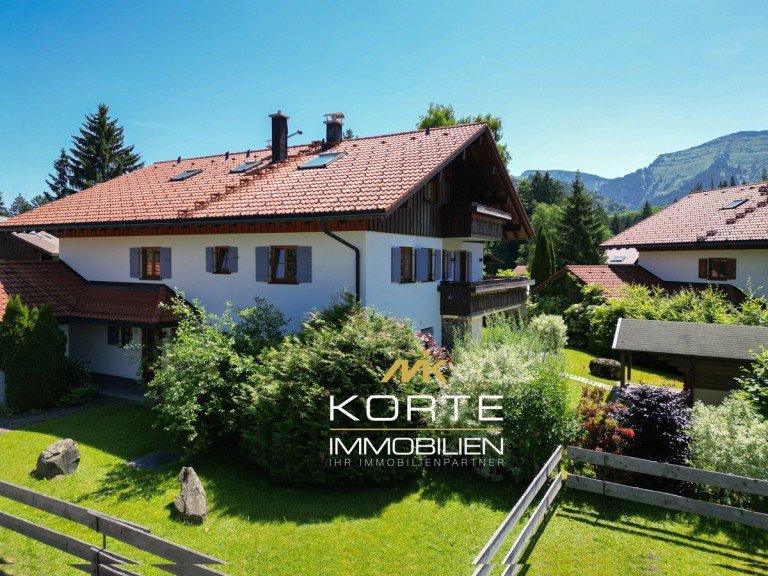 Hausansicht Oberstaufen / Steibis Etagenwohnung Hochgrat vor Augen: 2-Zimmer Ferienapartment mit Logenplatz in Steibis im Allg�u