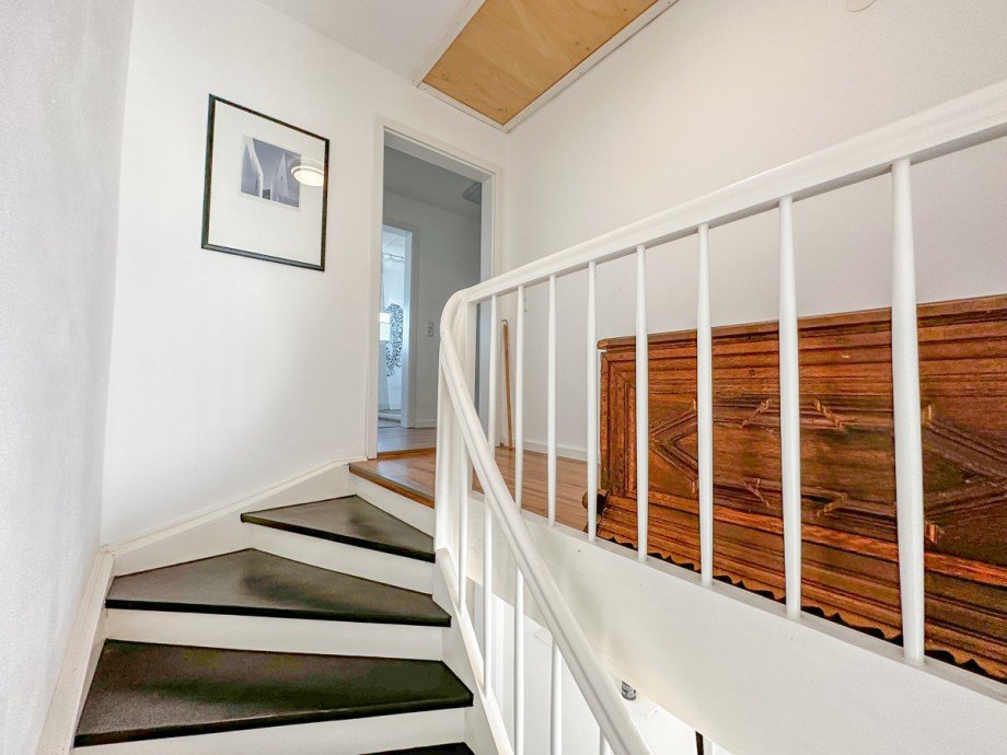 Treppe in das OG Doppelhaush�lfte Lindenberg im Allg�u
