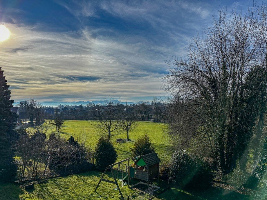 Ausblick Berge Reihenendhaus Lindau (Bodensee)