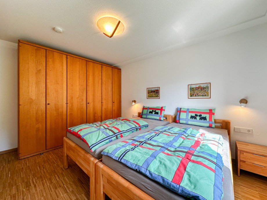Schlafzimmer Erdgeschosswohnung Oberstaufen / Steibis