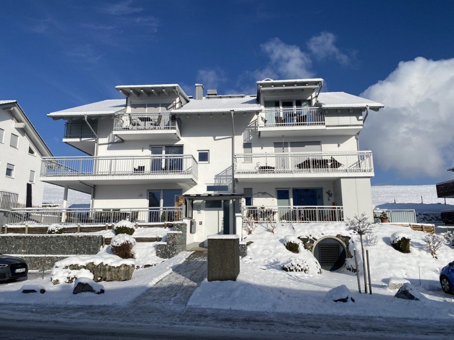 Hausansicht Dachgeschosswohnung Oberstaufen / Kalzhofen
