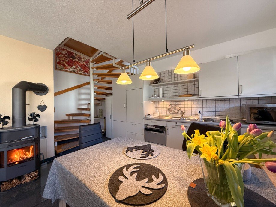 Essbereich Maisonettewohnung Weiler-Simmerberg