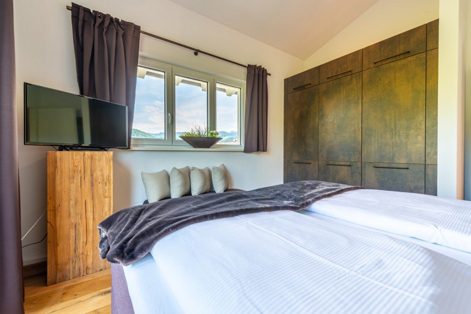 Schlafzimmer Dachgeschosswohnung Oberstaufen / Kalzhofen