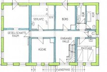 Grundriss EG Einzigartiges Potential in Bestlage:
 Renovierungsbed�rftiges Mehrfamilienhaus 
 in Oberstaufen