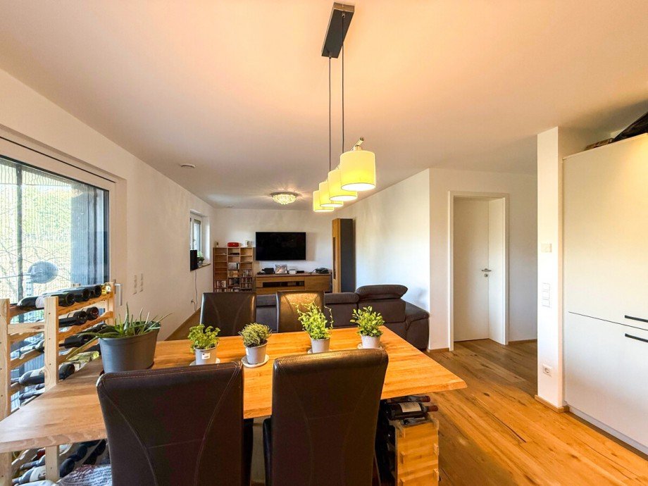 Wohn-Esszimmer Erdgeschosswohnung Opfenbach