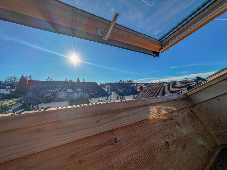 Dachfester im Schlafzimmer 2 Maisonettewohnung Lindenberg im Allg�u