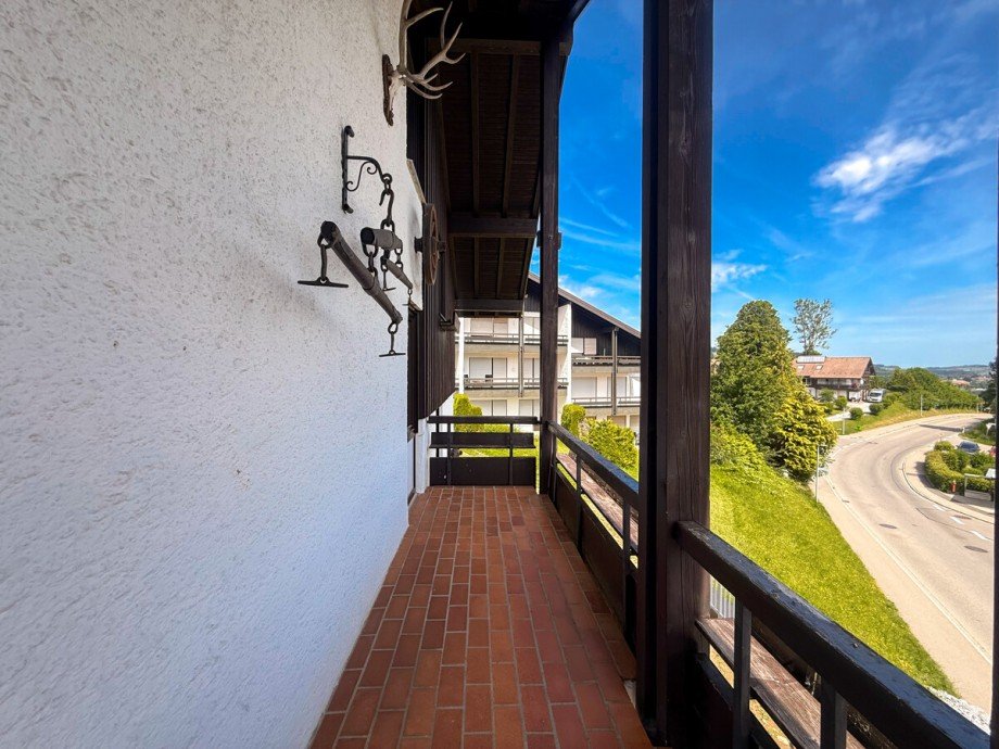 Ost Balkon EG Maisonettewohnung Oberstaufen / Steibis