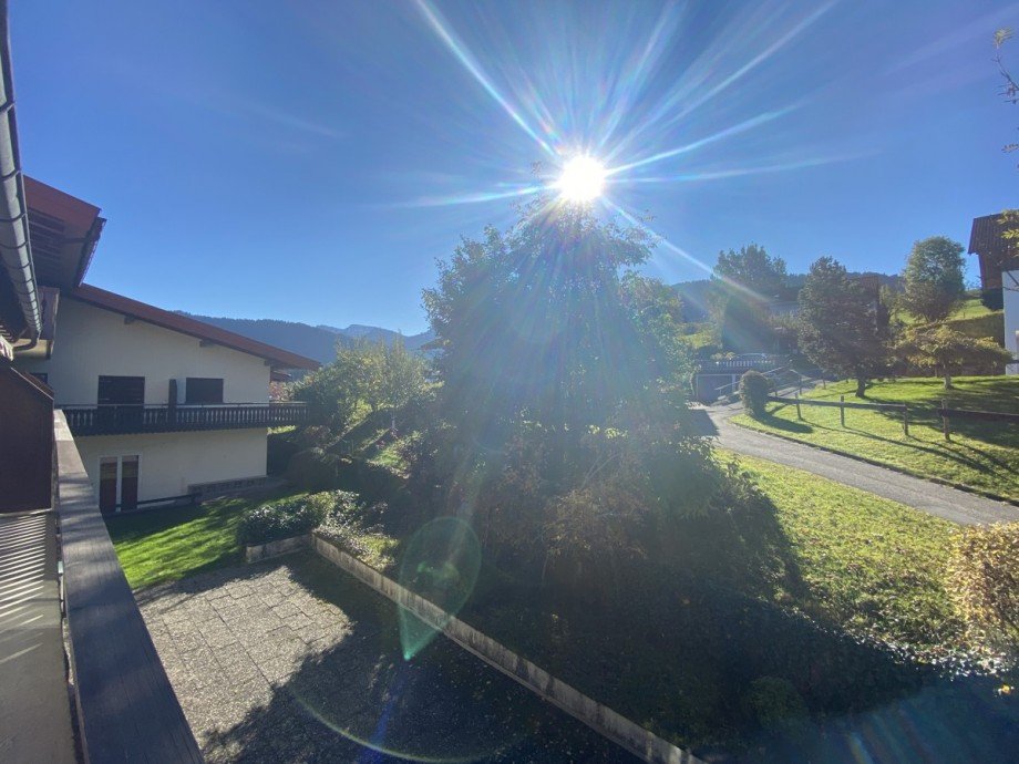 Balkon-Aussicht Etagenwohnung Oberstaufen - Steibis