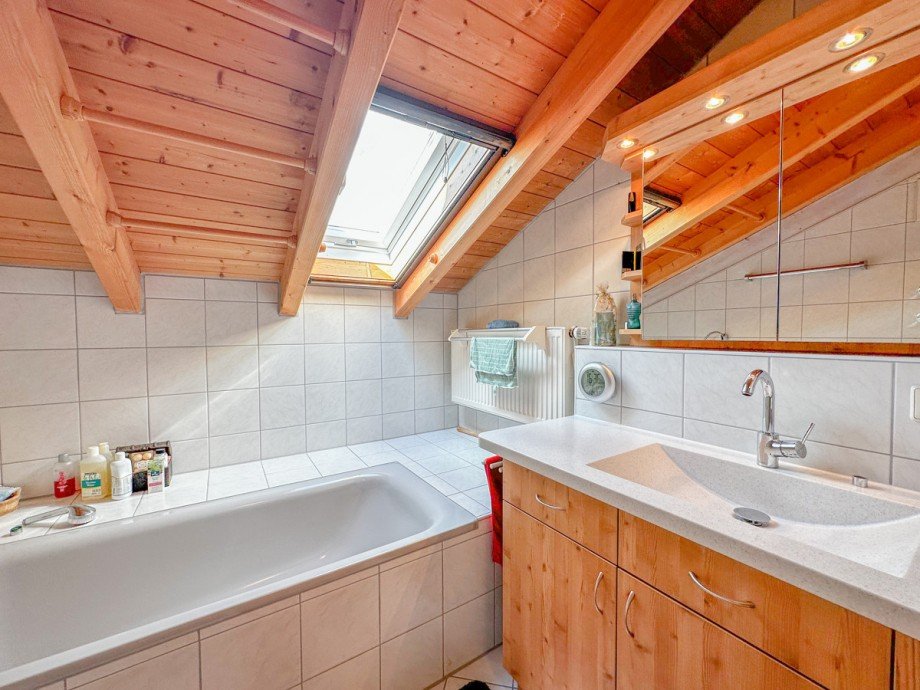 Badezimmer Dachgeschosswohnung Oberreute