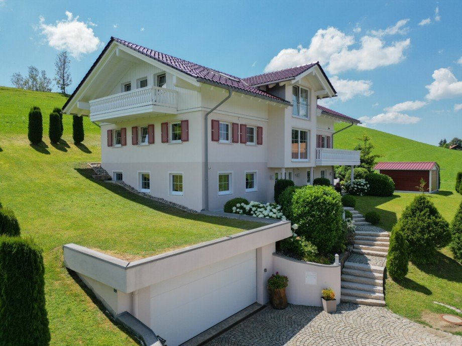 Objektansicht Westen Einfamilienhaus Oberstaufen / Steibis
