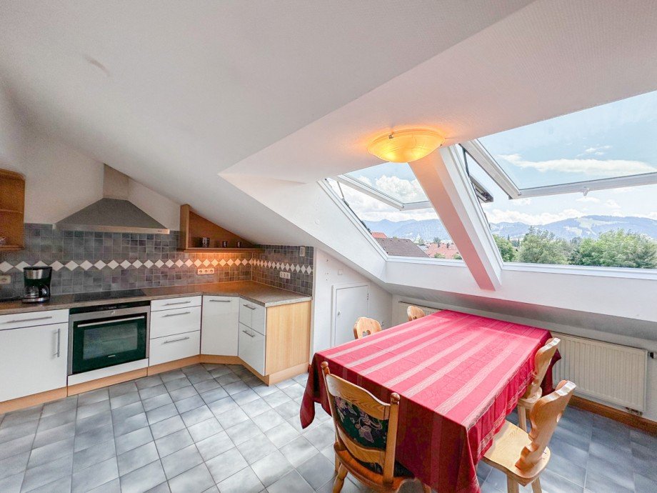 K�che Dachgeschosswohnung Oberstaufen