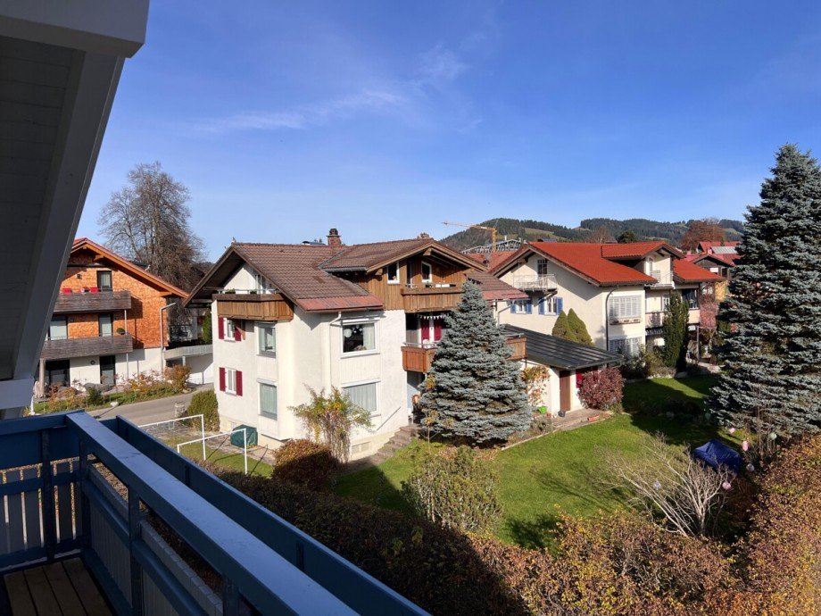 Aussicht Maisonettewohnung Oberstaufen