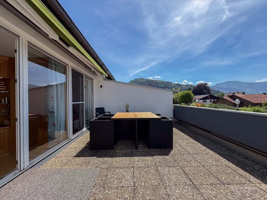 Terrasse Penthousewohnung Oberstaufen