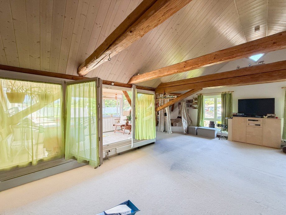 Wohnbereich Dachgeschosswohnung Scheidegg / Lindenau