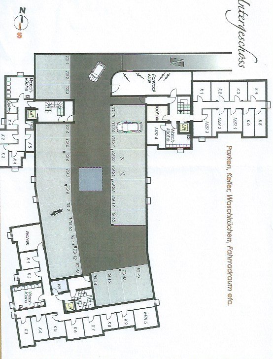 Grundriss UG Dachgeschosswohnung Oberstaufen
