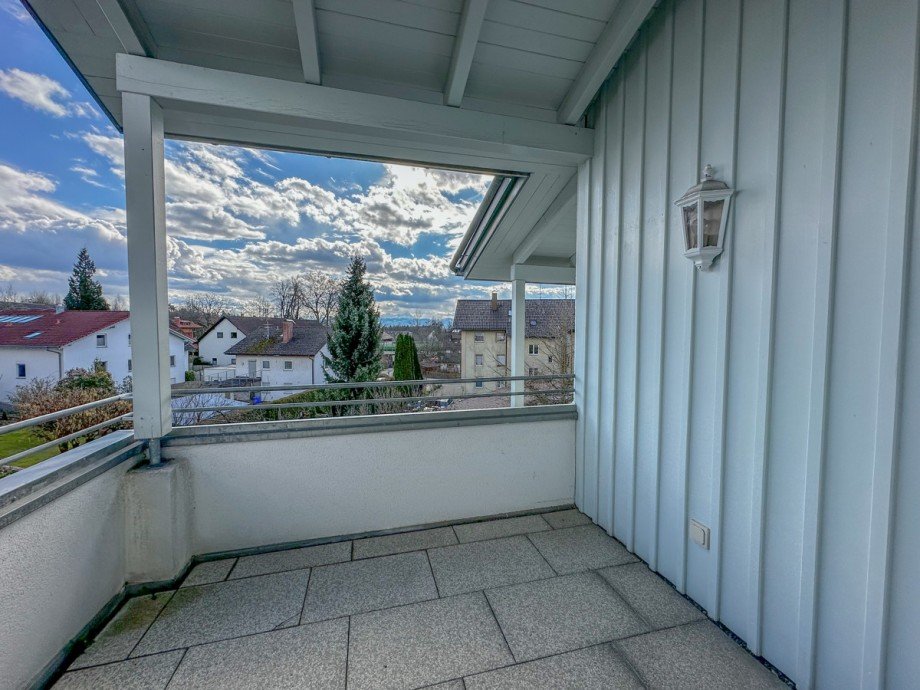 2. Balkon vom Flur Doppelhaush�lfte Wei�ensberg