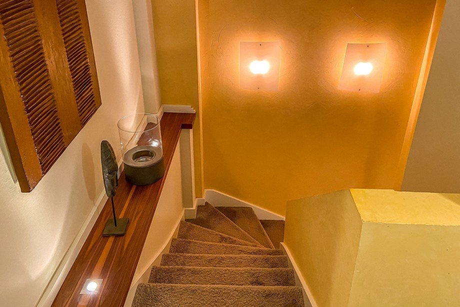 Treppe ins OG. Einfamilienhaus Oberstaufen