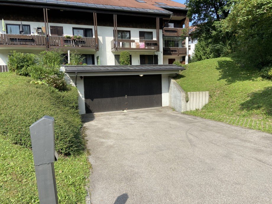 Abfahrt Tiefgarage Erdgeschosswohnung Oberstaufen - Weissach