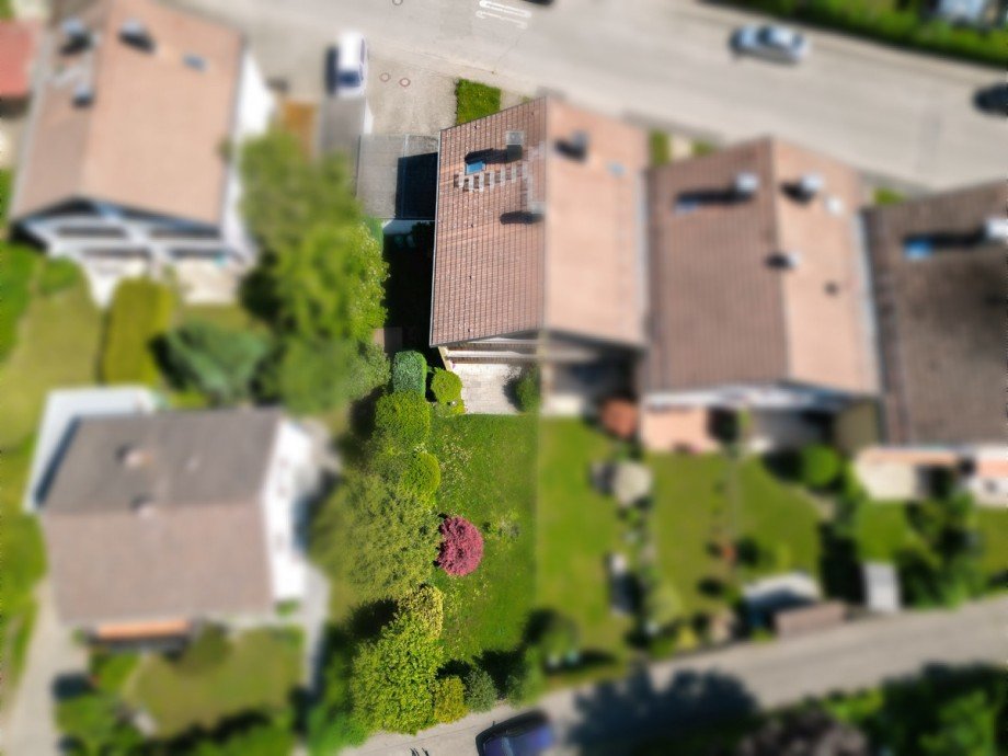 Vogelperspektive Doppelhaush�lfte Lindau