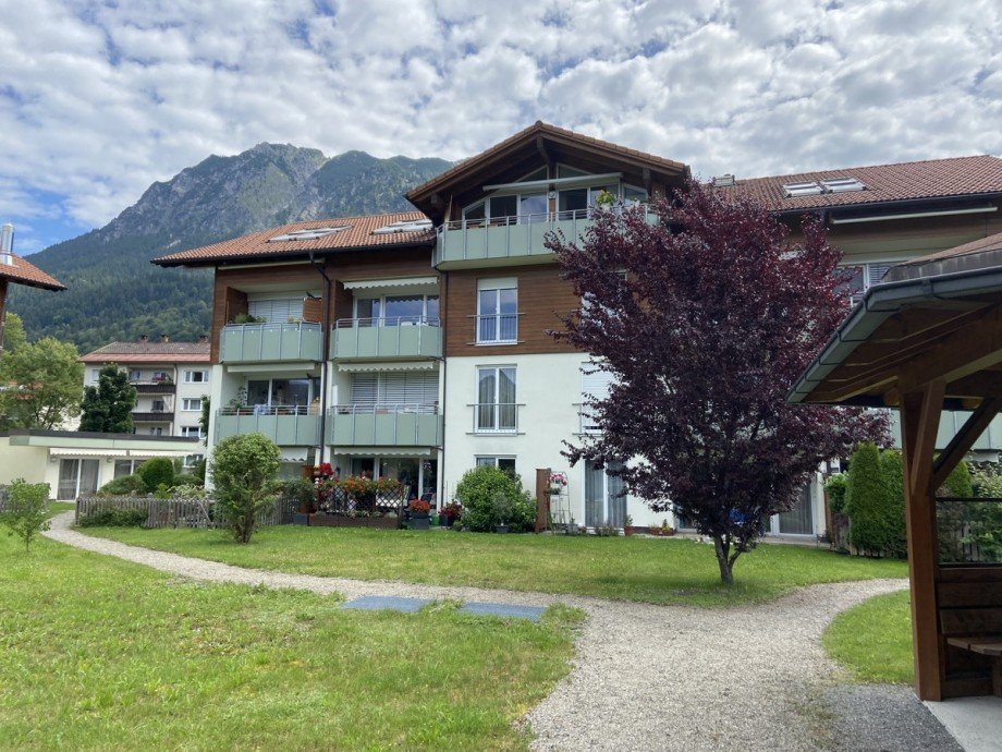 Westansicht Etagenwohnung Oberstdorf