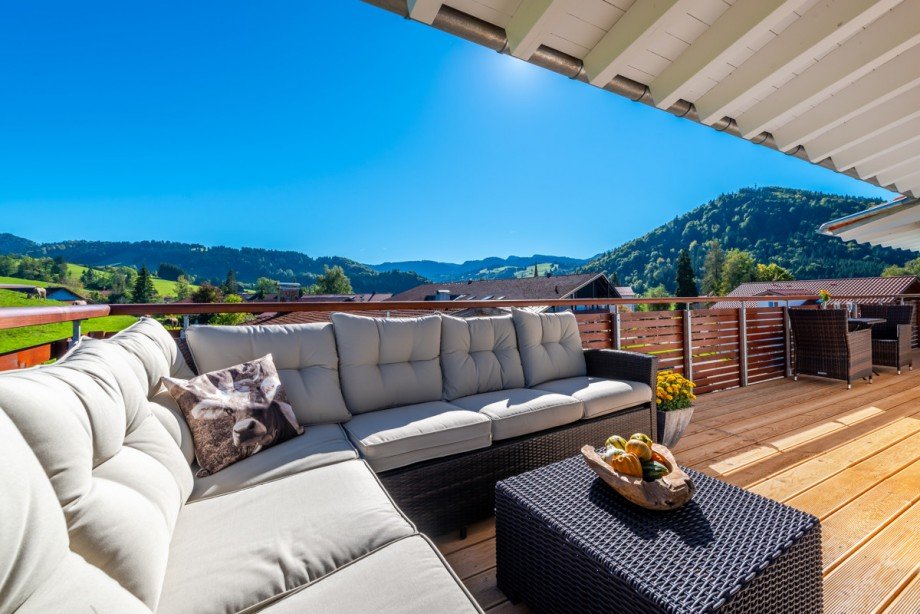 Balkon / Terrasse Dachgeschosswohnung Oberstaufen / Kalzhofen
