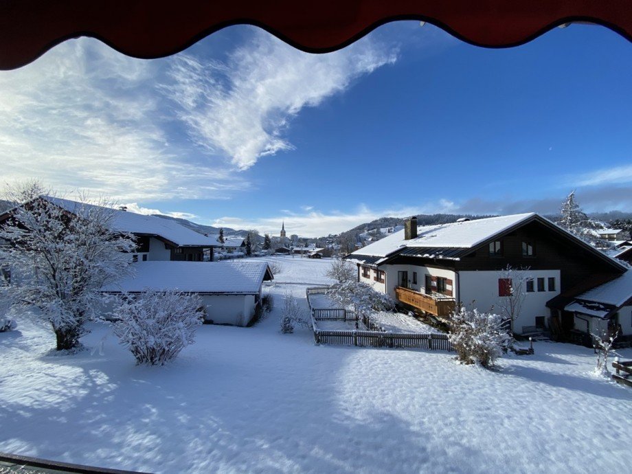 Ausblick nach S�den Etagenwohnung Oberstaufen