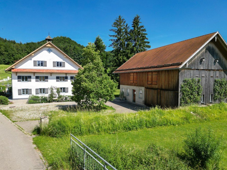 Hausansicht M�hle und Stadl Bauernhaus Oberg�nzburg