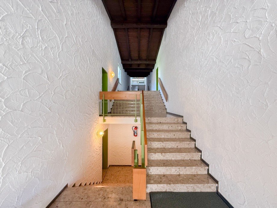 Treppenhaus Penthousewohnung Oberstaufen