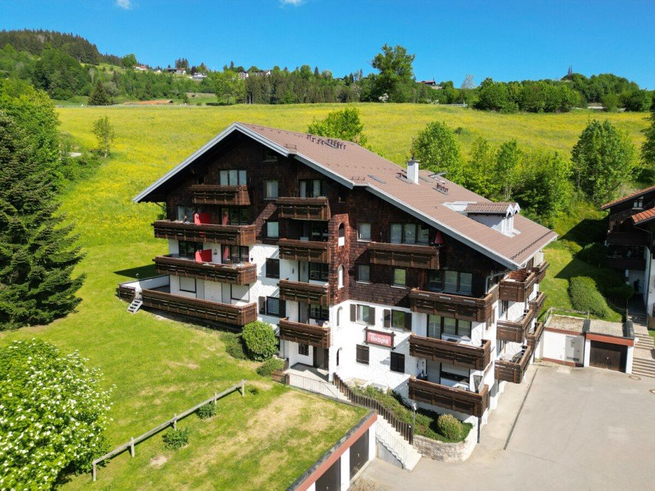 Hausansicht Etagenwohnung Oberstaufen / Wei�ach