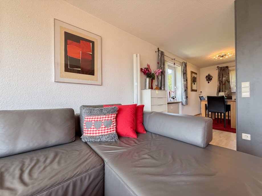 Wohnzimmer Penthousewohnung Oberstaufen