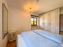Schlafzimmer Hochgrat vor Augen: 
 2-Zimmer Ferienapartment mit Logenplatz
  in Steibis im Allg�u