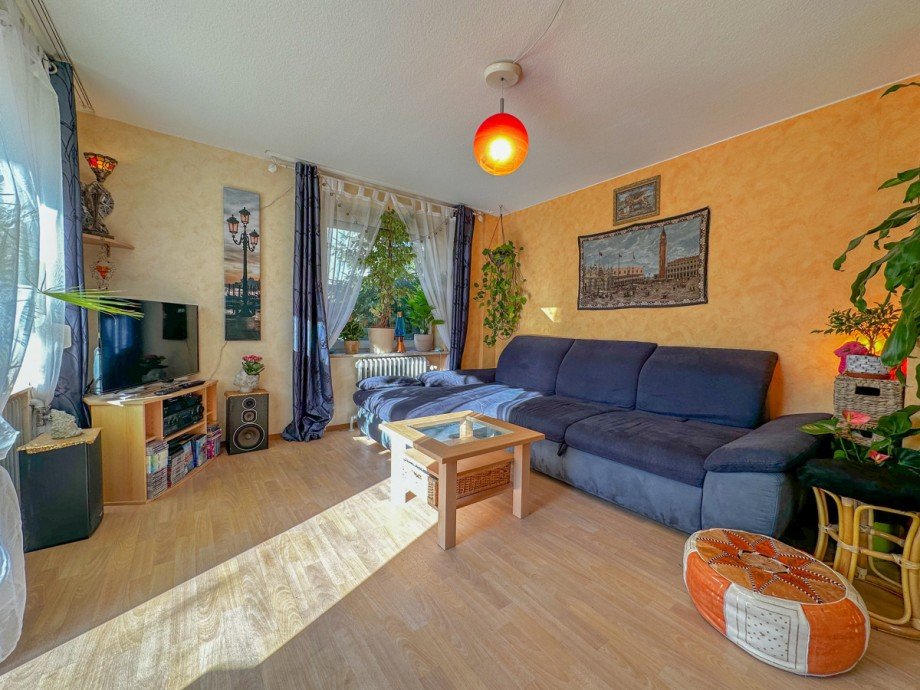 Wohnzimmer Einfamilienhaus Lindenberg im Allg�u