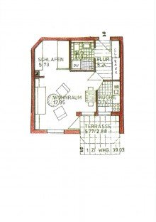 App. Nr. 2 im EG Apartment mit Terrasse 
und PKW Stellplatz im Freien 
zentrumsnah in Lindau - Aeschach!