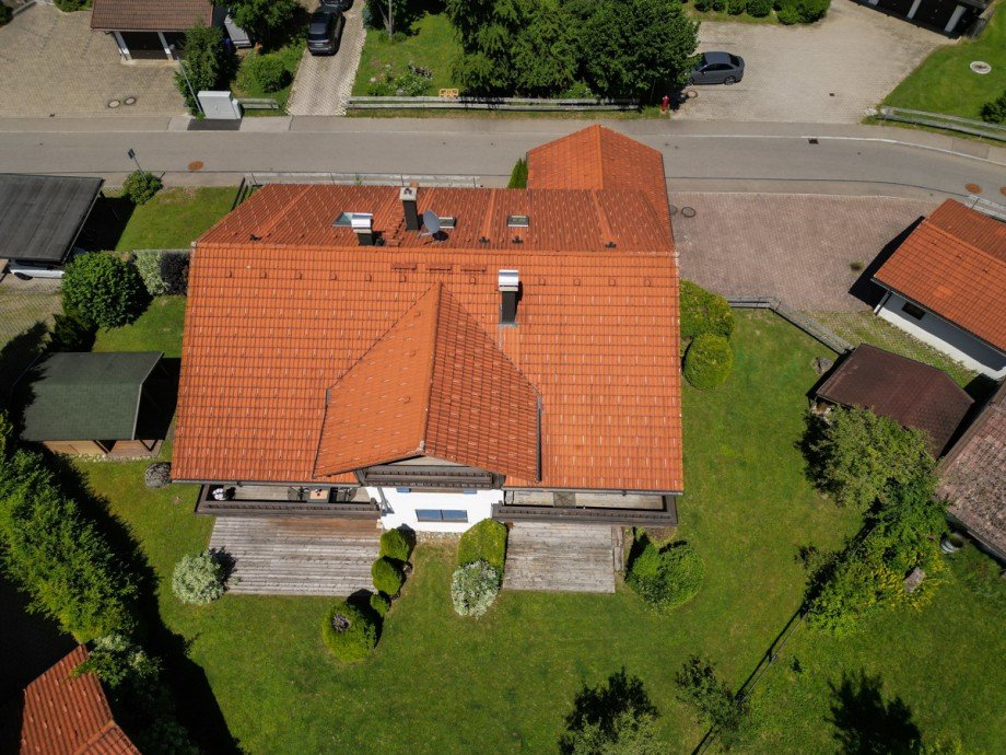 Vogelperspektive Etagenwohnung Oberstaufen / Steibis