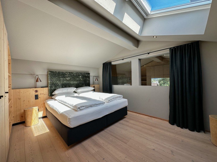 Schlafzimmer OG Maisonettewohnung Schruns