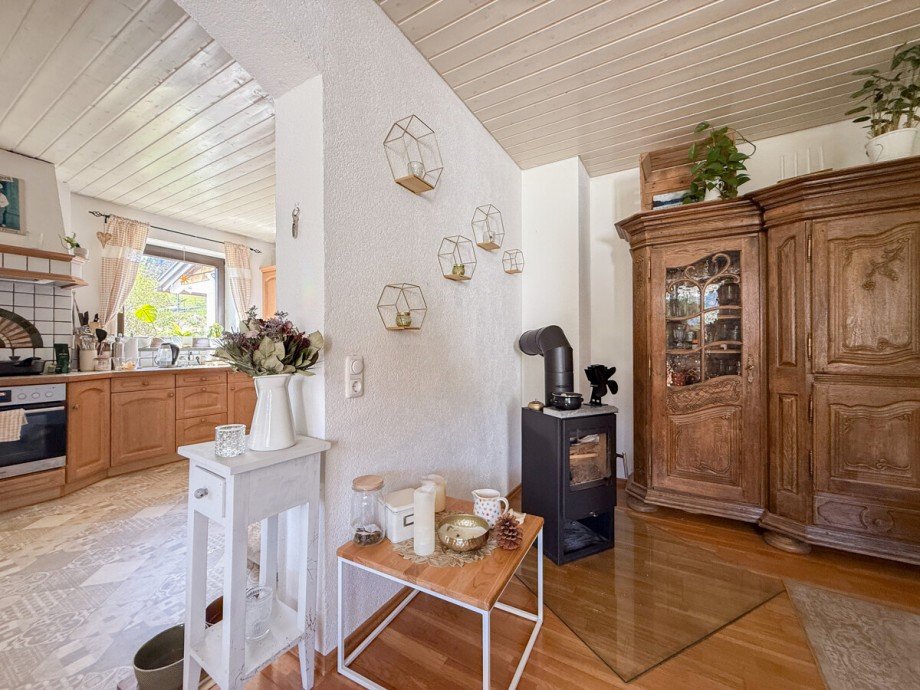 Wohnzimmer Doppelhaush�lfte Oberstaufen / Wiedemannsdorf