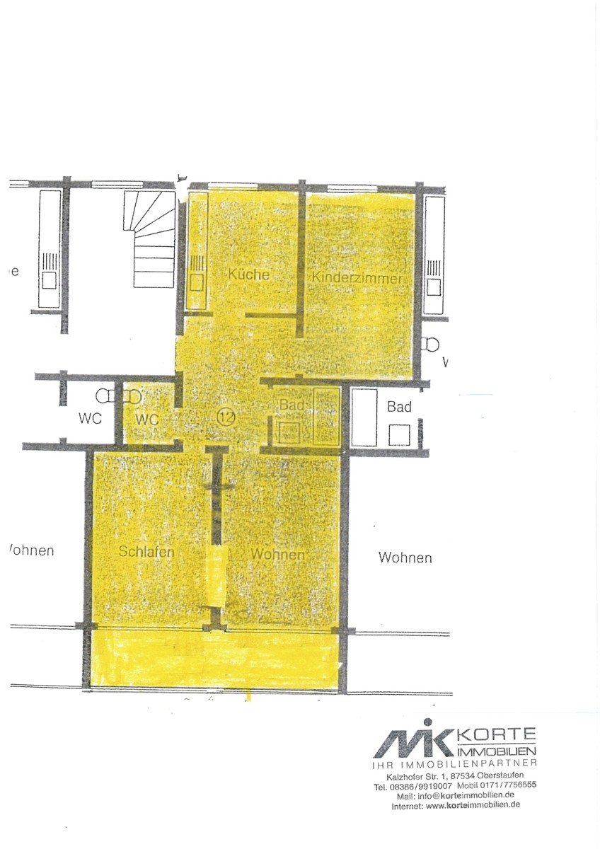 1 OG. Etagenwohnung Oberstaufen