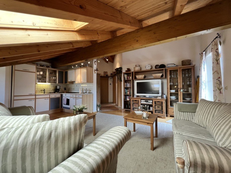 Wohnbereich Dachgeschosswohnung Oberstaufen
