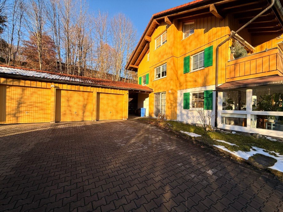 Hausansicht Etagenwohnung Oberstaufen / Wei�ach