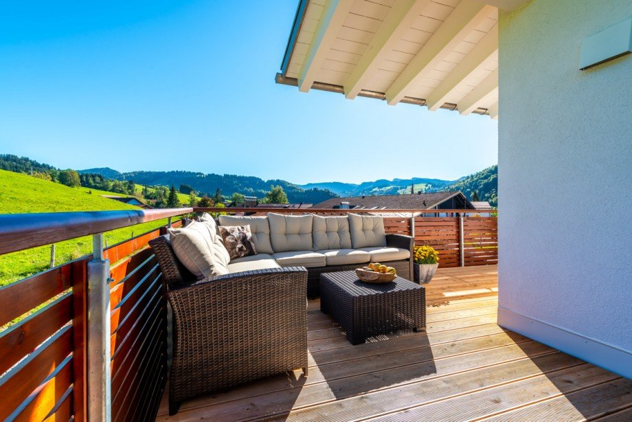 Balkon / Terrasse Dachgeschosswohnung Oberstaufen / Kalzhofen