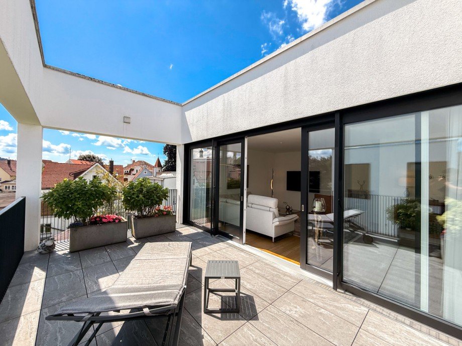 Dachterrasse Penthousewohnung Isny im Allg�u