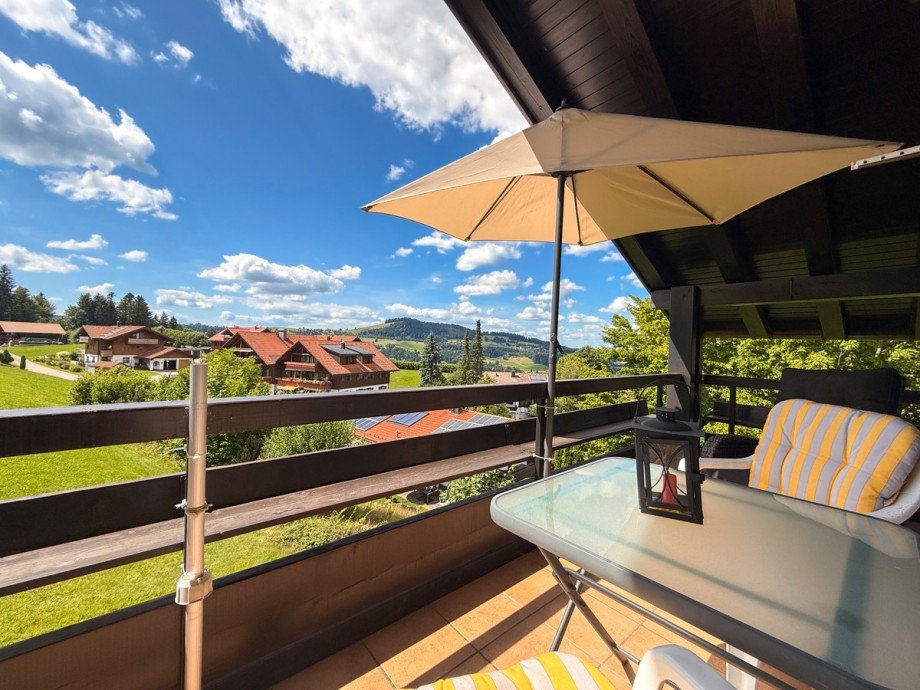 Balkon Etagenwohnung Oberstaufen / Steibis