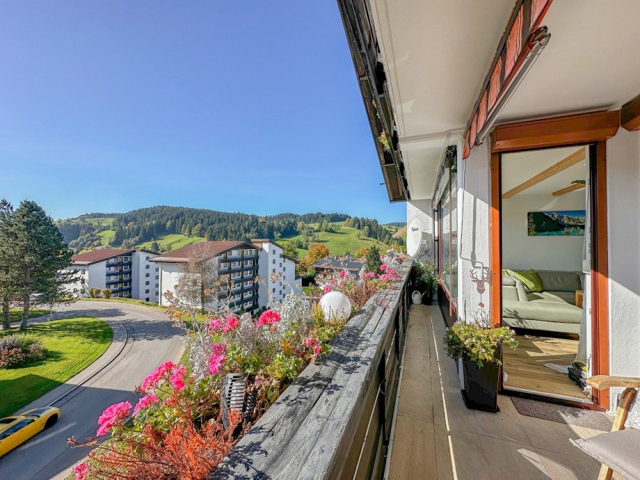 Balkon Etagenwohnung Oberstaufen