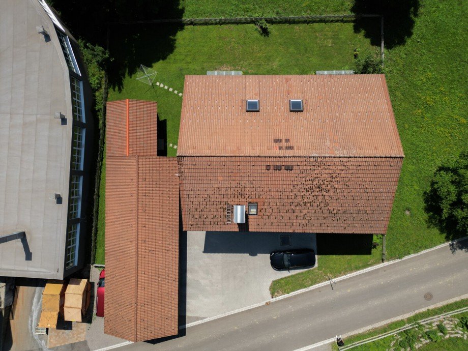 Vogelperspektive Mehrfamilienhaus Oberstaufen / Wiedemannsdorf