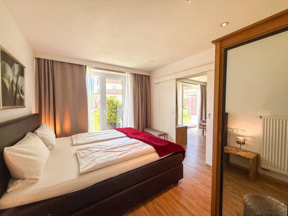 Schlafzimmer Erdgeschosswohnung Oberstaufen / Kalzhofen